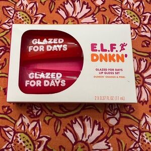 Elf x Dunkin Donuts lip gloss BNIB